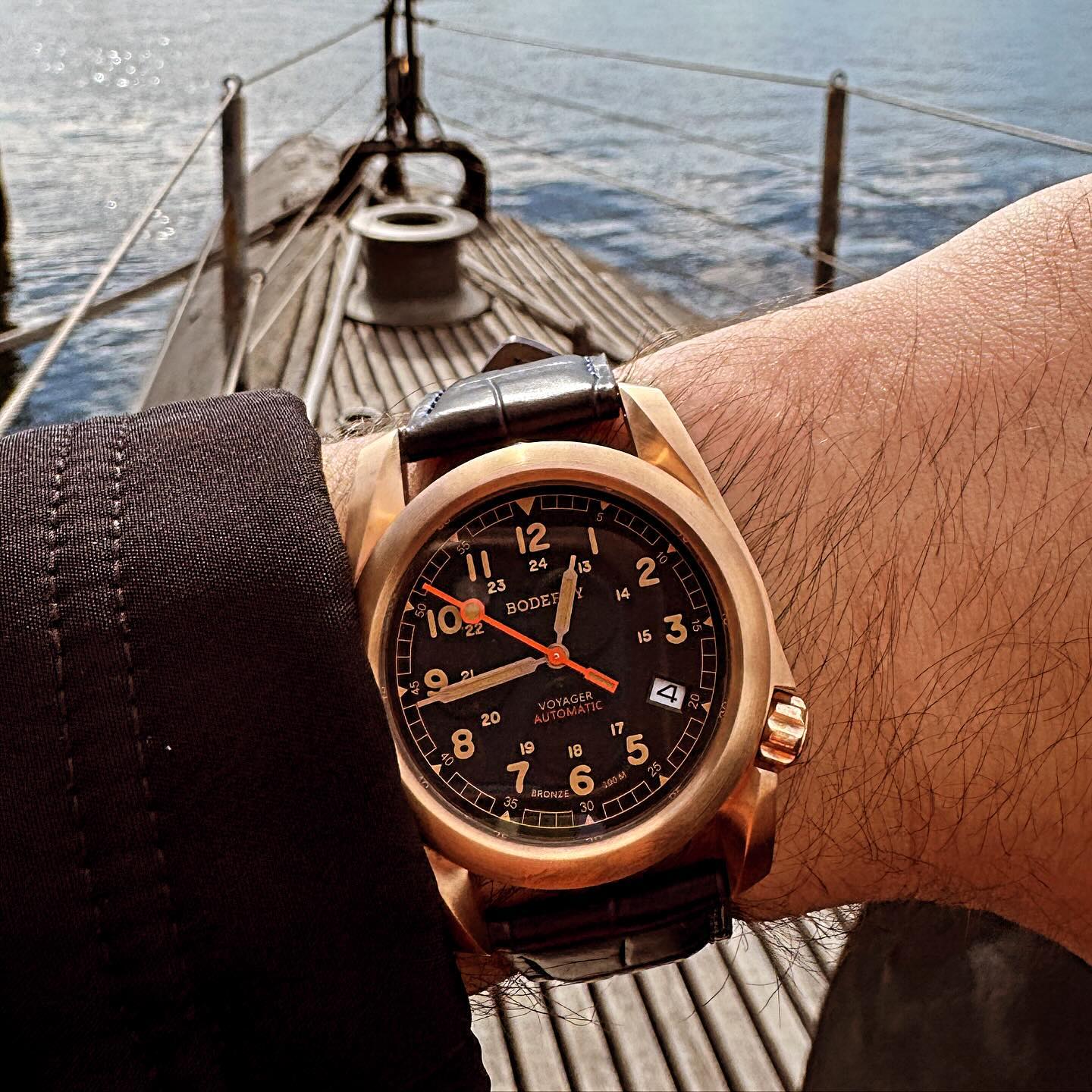 Boderry VOYAGER - 100M Waterproof Bronze Automatic Field watch
