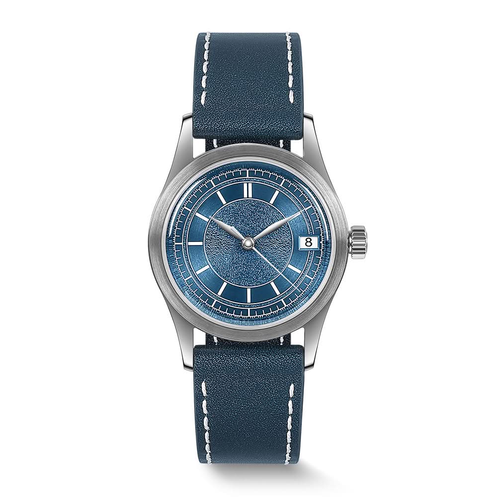 HOU - 100M Waterproof Vintage Automatic Watch | Blue