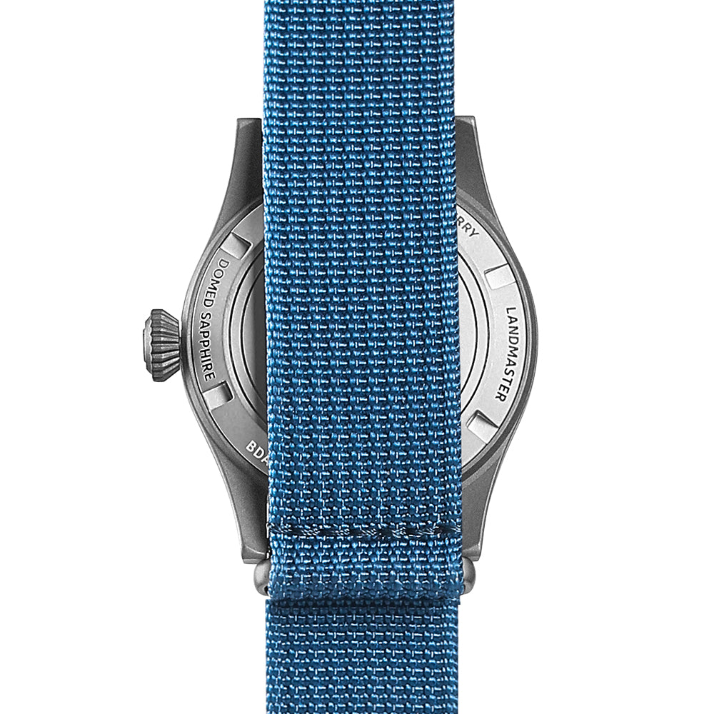 LANDMASTER - 100M Waterproof Titanium Automatic Field Watch | Blue