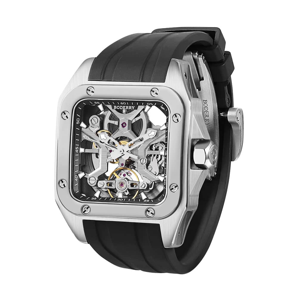 Boderry STORM - Square Automatic Titanium Watch