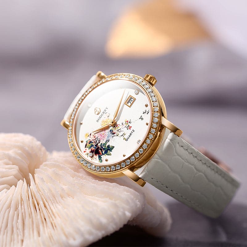 Flower watch for girl hot sale